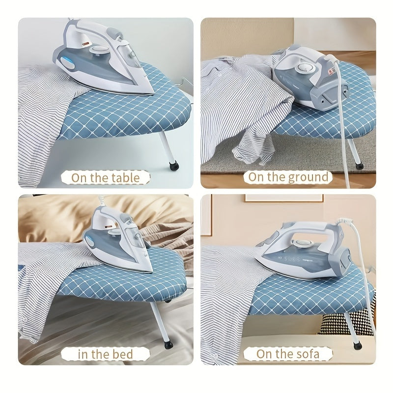 Large Panel Ironing Board with Folding Legs and Washable Cover