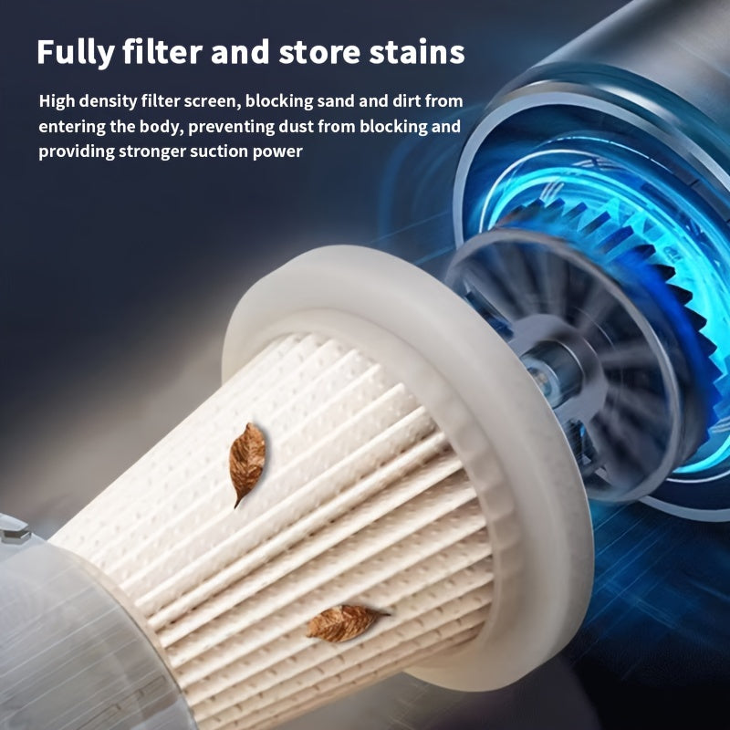 Handheld Wireless High-Power Vacuum Cleaner for Car and Home Cleaning