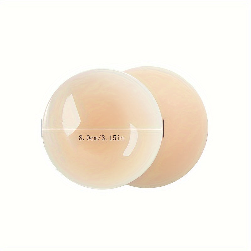 Reusable Silicone Nipple Covers for Women Self-Adhesive Strapless Set of 4
