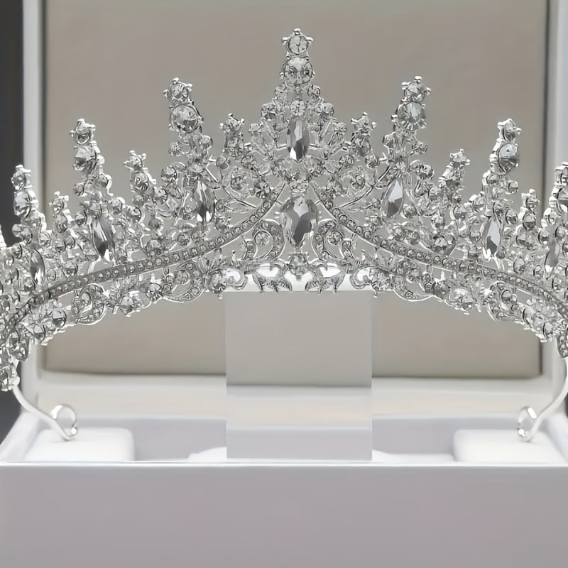 Elegant Bridal Tiara Made of Zinc Alloy Wedding Hair Accessory for Women