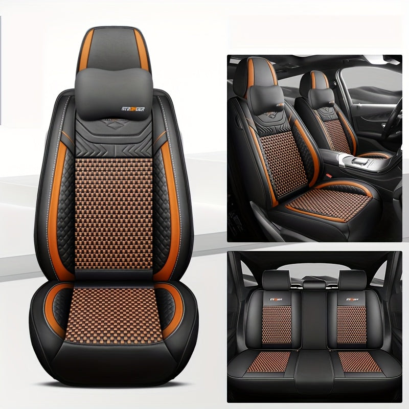 Universal Car Seat Cover Four Seasons Wear-Resistant Full Surround Seat Cushion