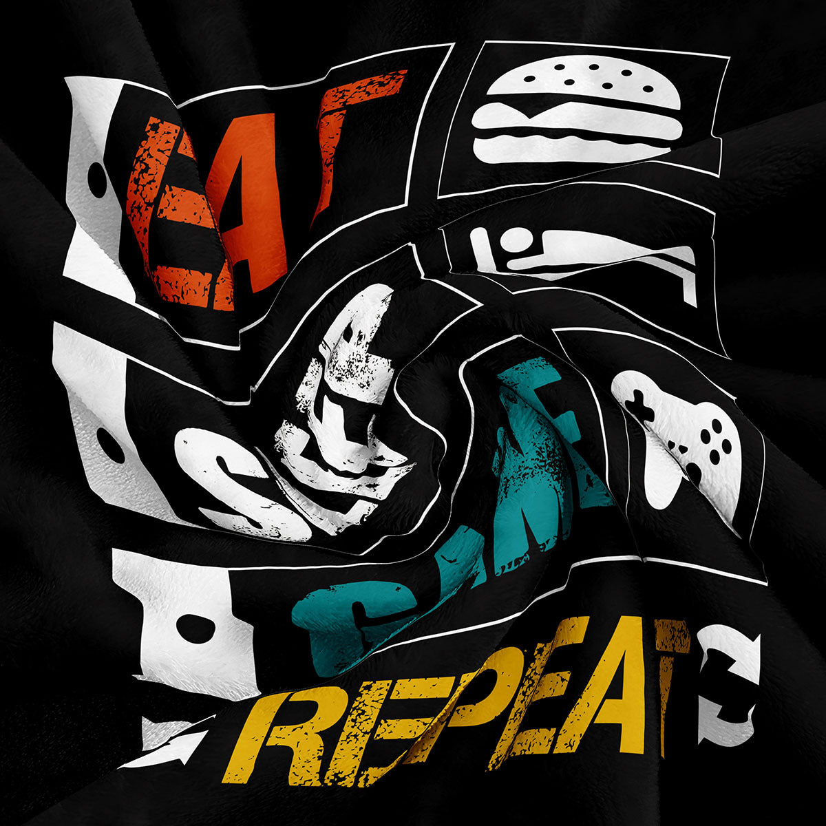 Soft Flannel Gaming Throw Blanket for Couch and Bed