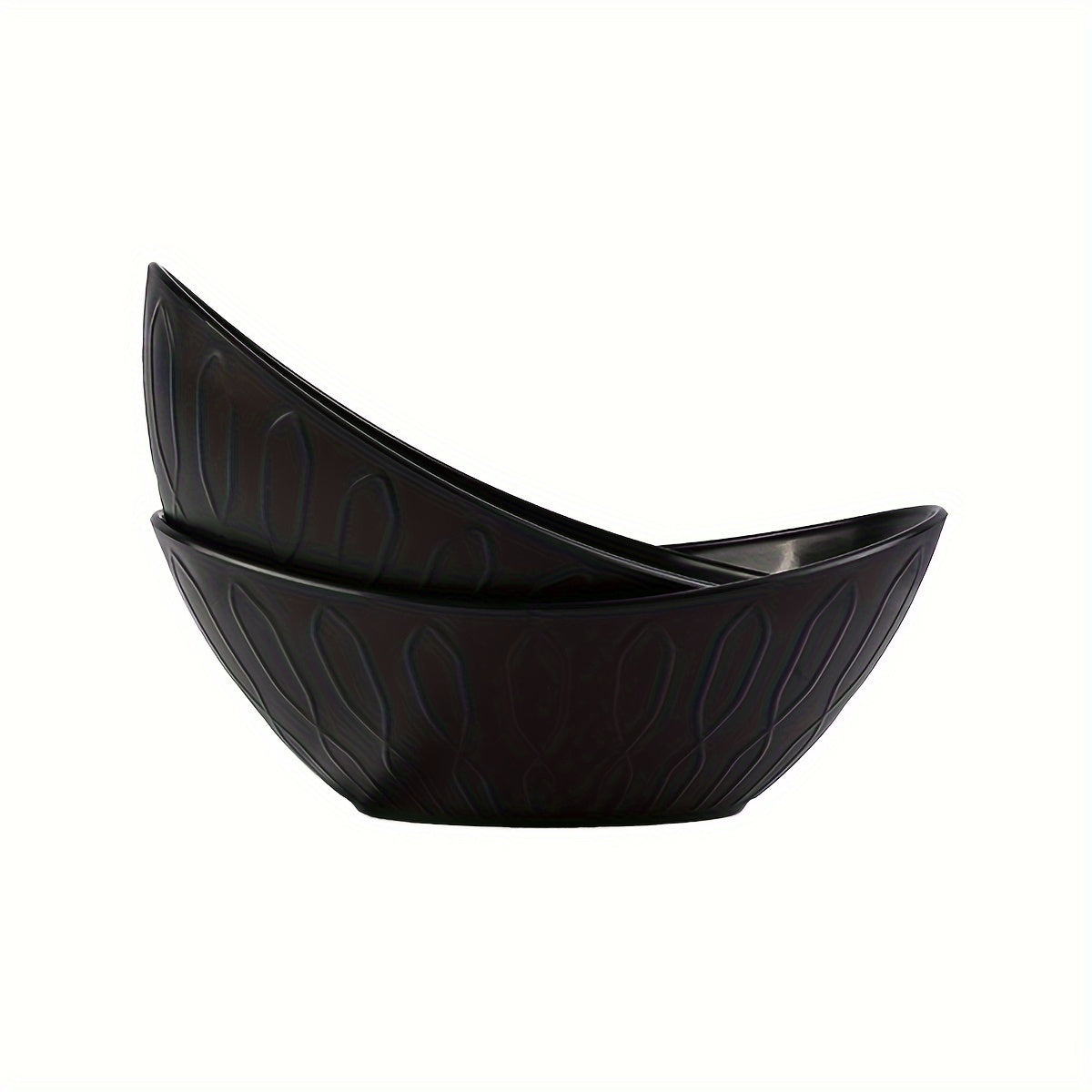 Unbreakable Yuanbao-Shaped Bowls Set for Oatmeal Salads and Pasta Kitchen Dining