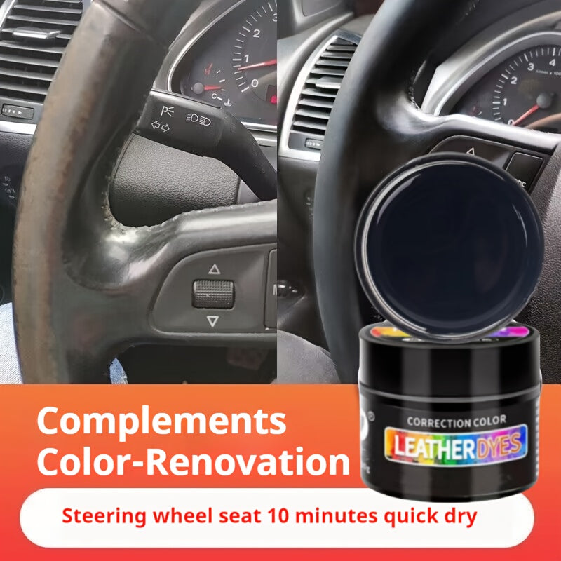 Leather Dye Restorer for Cars and Furniture, 30g, Quick-Dry, Faded and Scratched Leather Repair