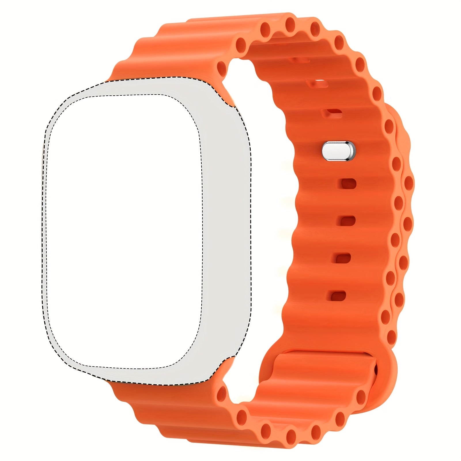 Silicone Sport Band for Apple Watch Ultra Series Waterproof Breathable Compatible with 45mm 46mm 44mm 42mm 49mm Men Women