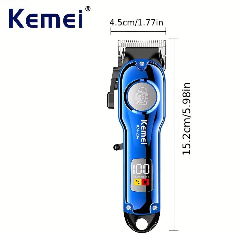 Профессиональные машинки для стрижки Kemei KM-234 с USB-зарядкой, напряжением 36V, перезаряжаемой литий-ионной батареей 900мАч