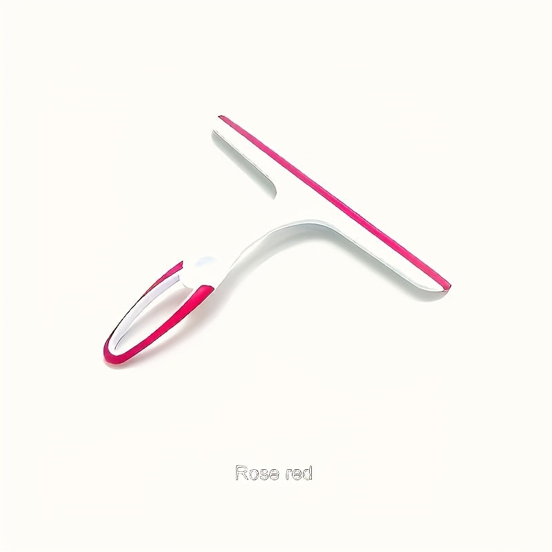 Limpiador de limpiaparabrisas de vidrio para ventanas, interior y exterior, herramienta de limpieza de ventanas de plástico con cepillo