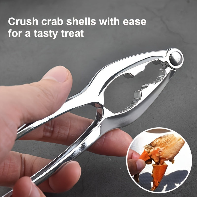 Durable Metal Nutcracker Tool for Cracking Walnuts Hazelnuts and More