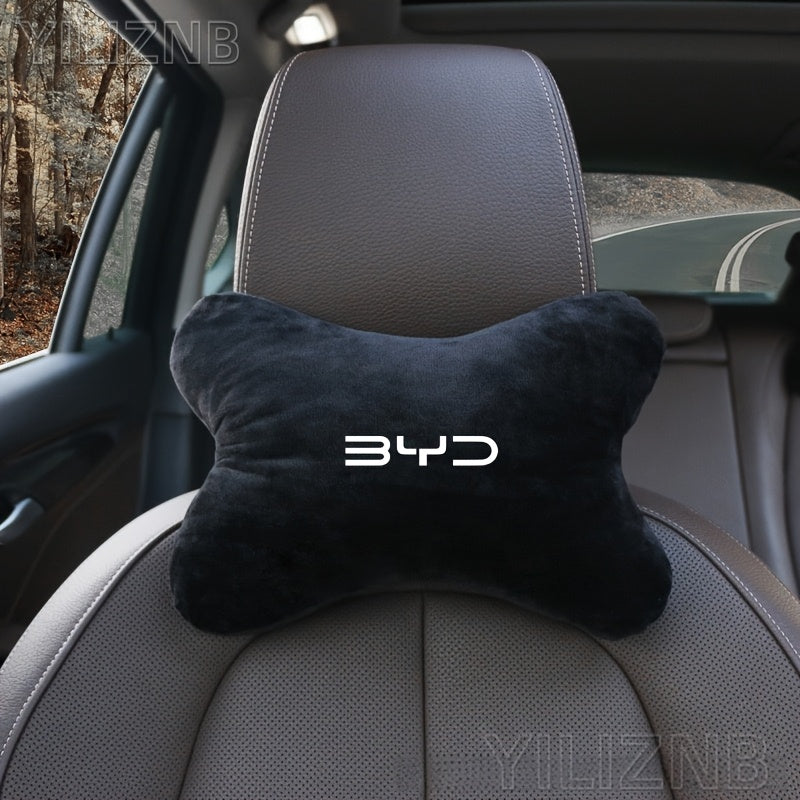 Unisex Soft Fiber Neck Pillow Breathable Travel Cushion for Cars