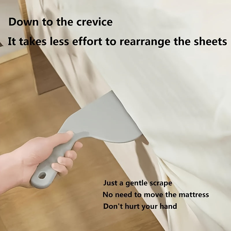 Pink Bed Sheet Lifter Tool for Easy Bed Making Synthetic Material