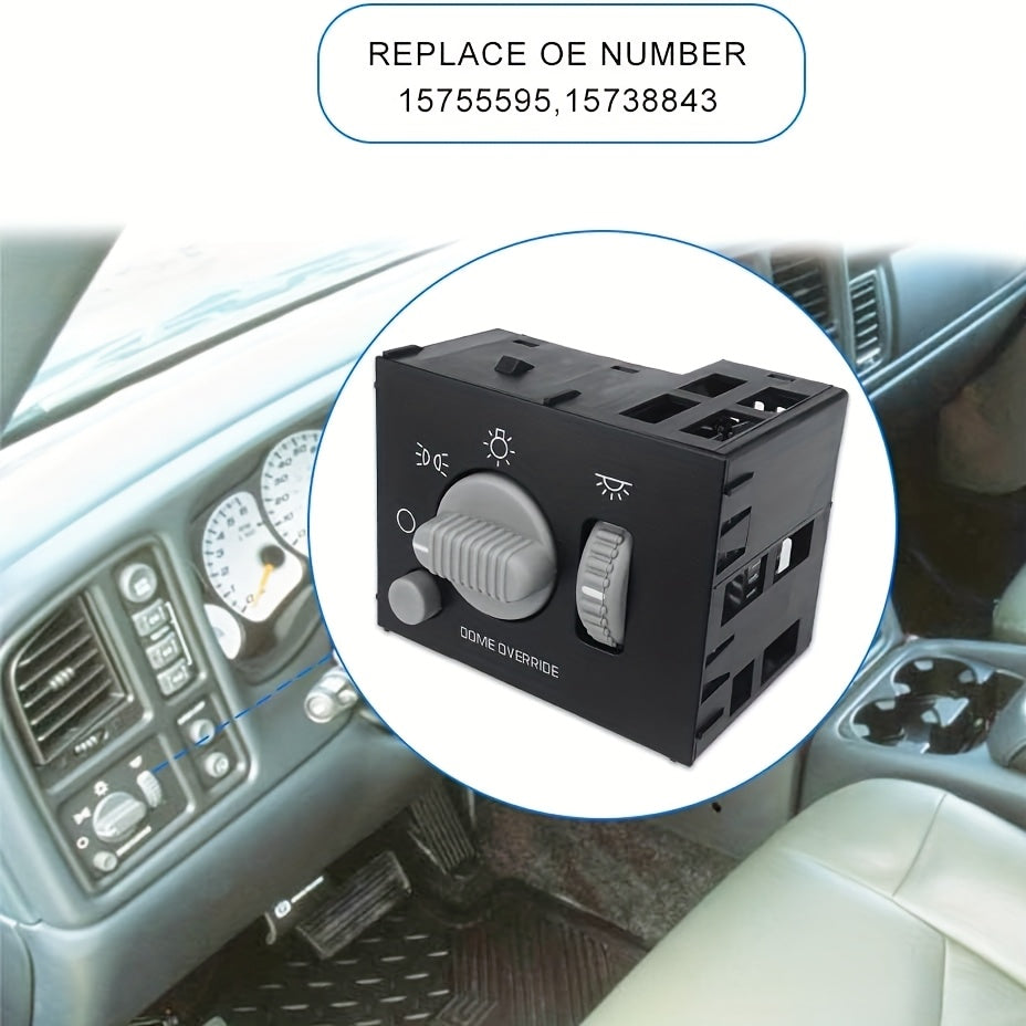Headlight Dimmer Switch Replacement for Chevy Silverado Yukon 9-Pin
