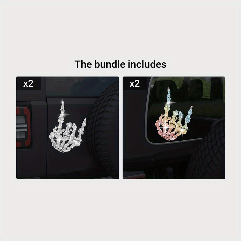 Avtomobil Suyak Qobiq Yopishtirishi Dekali Bling Motosikl Parda Avtomobil Laptop Dekor