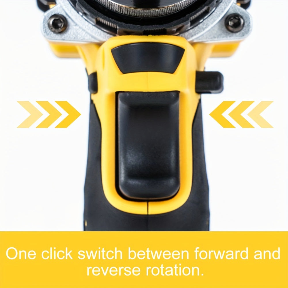 JSD-HOPE 21V-240V Беспроводная ударная дрель и набор отверток для домашних DIY проектов, с Т-ключом и шестигранным валом. Перезаряжаемая литиевая электрическая отвертка, изготовленная из PE материала.