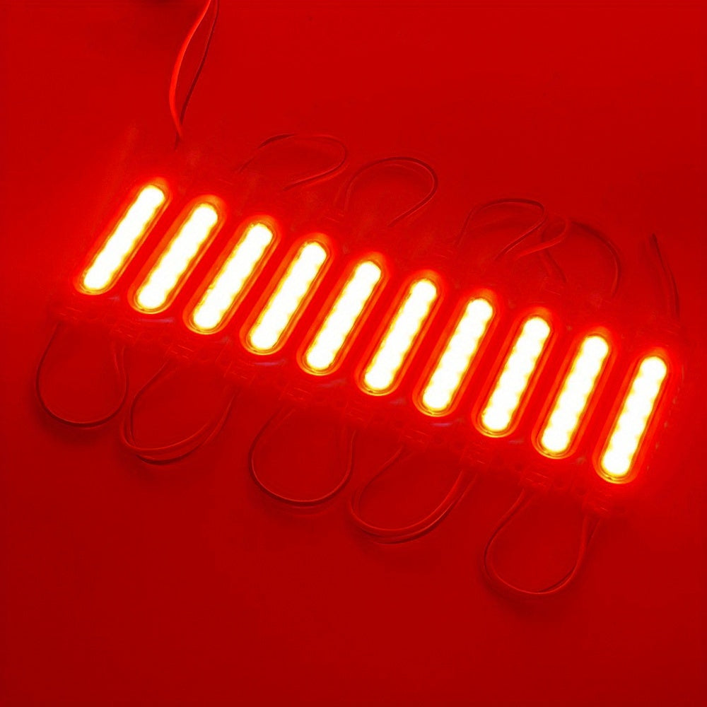 10PCS Módulos de luces LED COB para camión y coche DC12V 24V luces de advertencia laterales