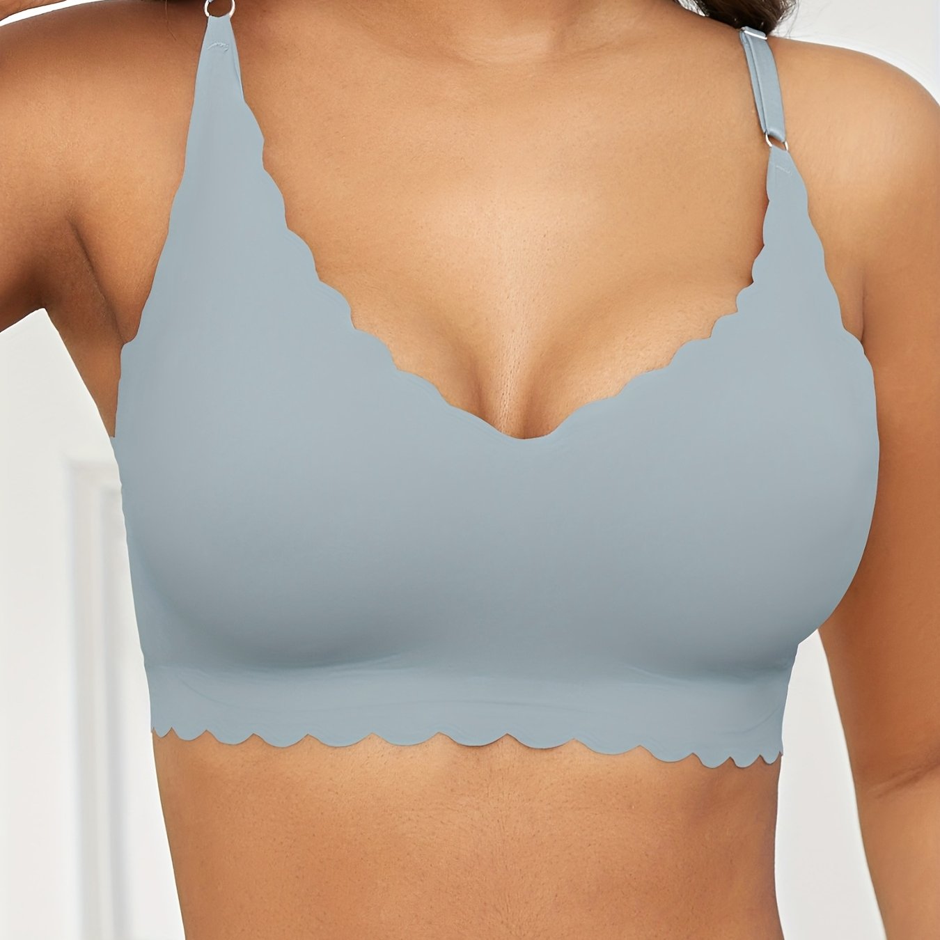 Plus Size Seamless Wireless Bra Comfortable Fit High Elasticity