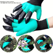 Clawed Gardening Gloves Puncture-Resistant Latex Hand Wash for Digging and Planting