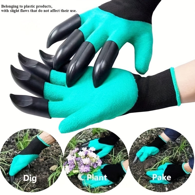 Clawed Gardening Gloves Puncture-Resistant Latex Hand Wash for Digging and Planting