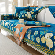 Boho Chic Jacquard Chenille Sofasi Qoplamasi Oygʻon Daraxt Mavzusi Boshqalar uchun Yoqimli Qattiq Yuvilishi Oʻz-oʻzidan yopishmaydigan Bardoshli Qalinlashtirilgan 4 oʻrindiqli kresloni mos keladi