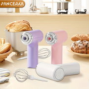 Batidor eléctrico inalámbrico de huevos, batidora de mano recargable, herramienta de cocina compacta
