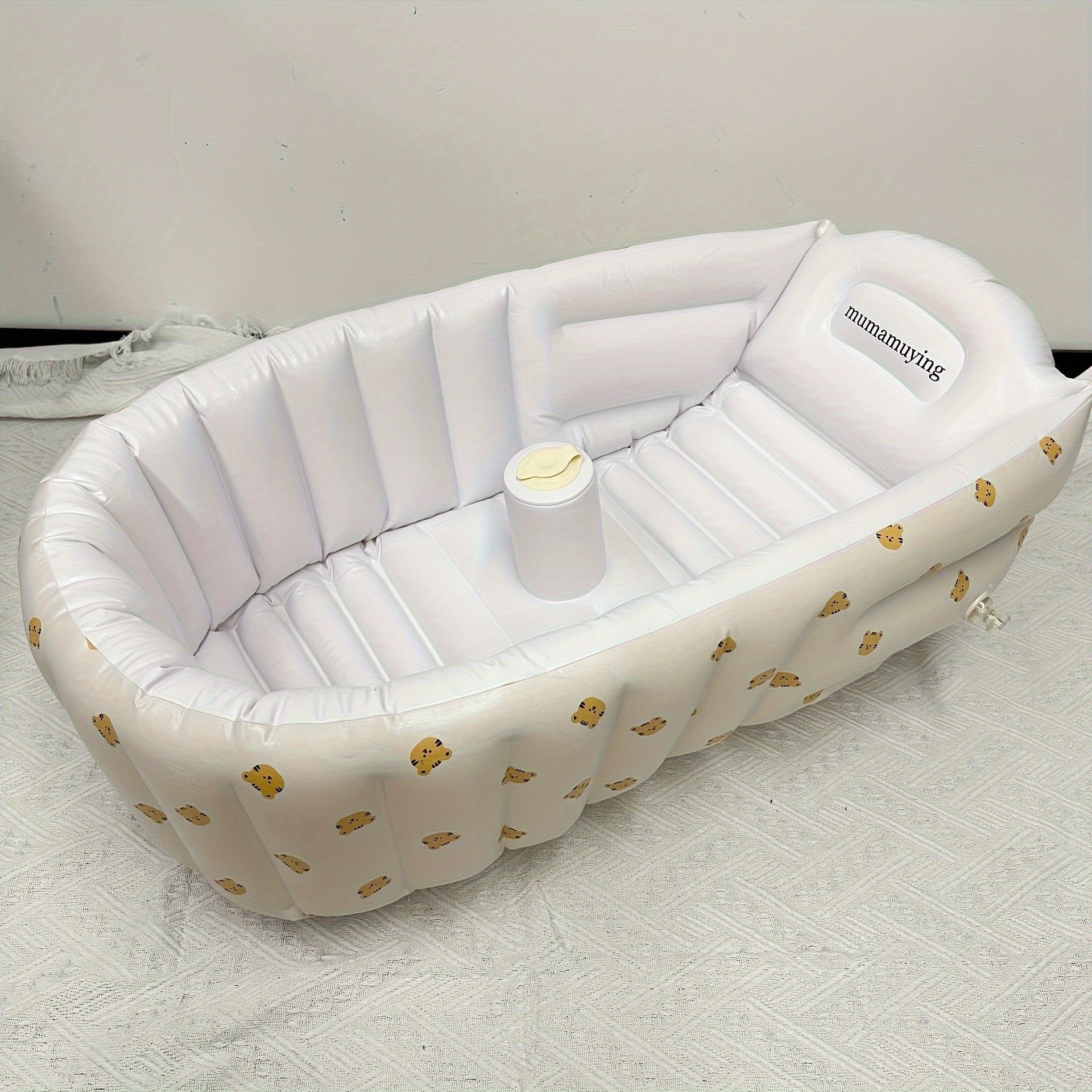 Inflatable Baby Bathtub for Newborns Travel and Outdoor Use