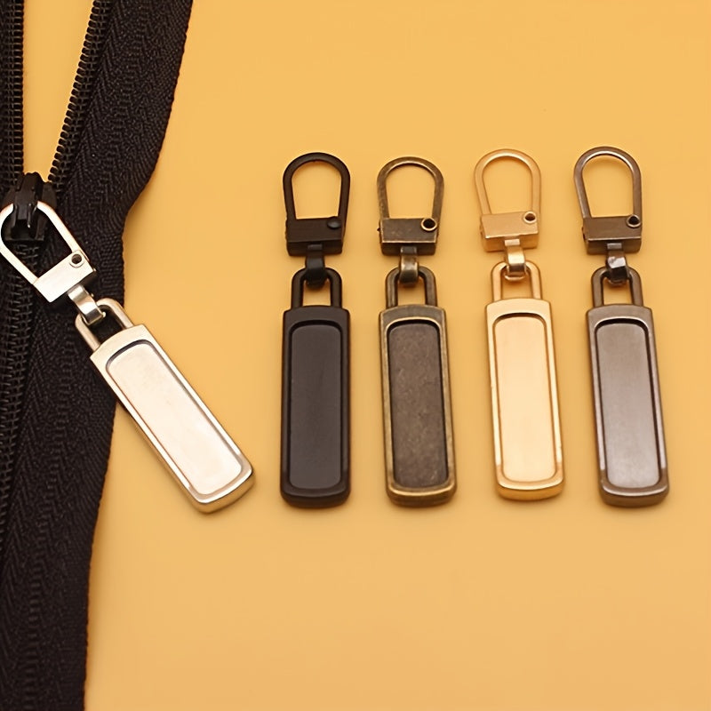 Kit de reparación de cremalleras negras para bolsas de viaje, ropa, mochilas, carteras y manualidades, 4 o 8 piezas