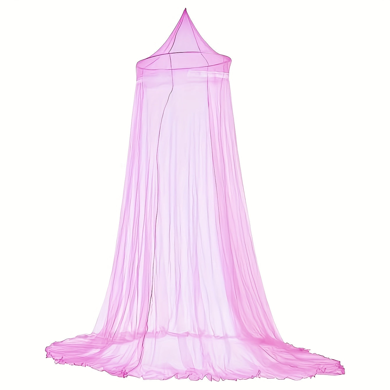 Black Dome Mosquito Net for Single Double Queen Beds with Lace Trim