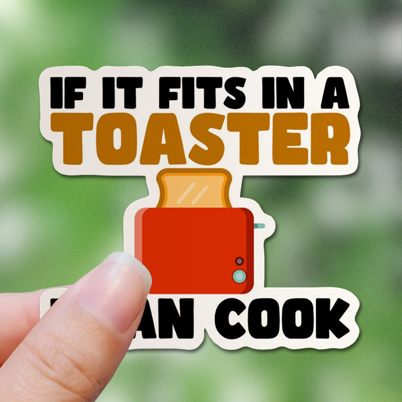 Si cabe en una tostadora, puedo cocinar en superficies como vinilo, termo para portátil, vaso, adorno de Navidad a prueba de agua