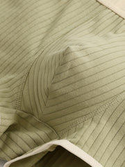 Men's Cotton Stretch Boxer Briefs 3 Pack Breathable Quick-Drying Striped