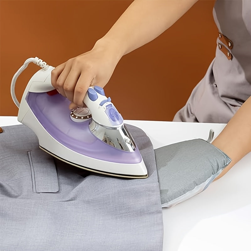 Mini Ironing Board for Clothes, Portable Handheld Ironing Device with Heat Resistant Pad