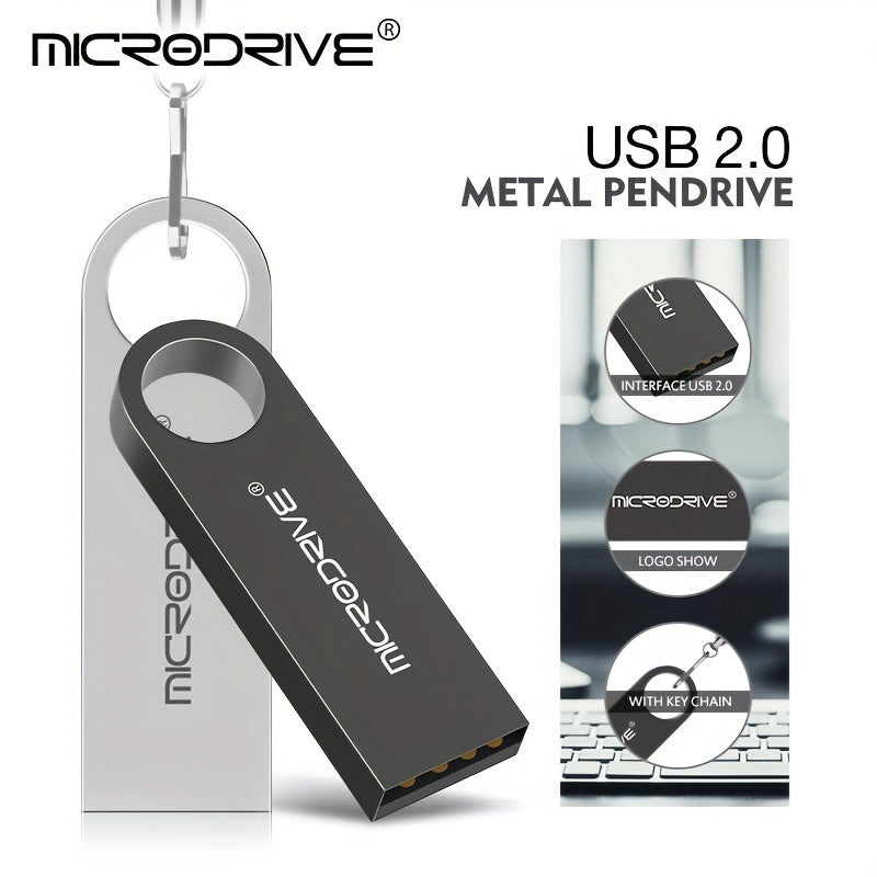USB 2.0 Flash Drive 4GB to 128GB Portable Key Ring Data Storage Backup