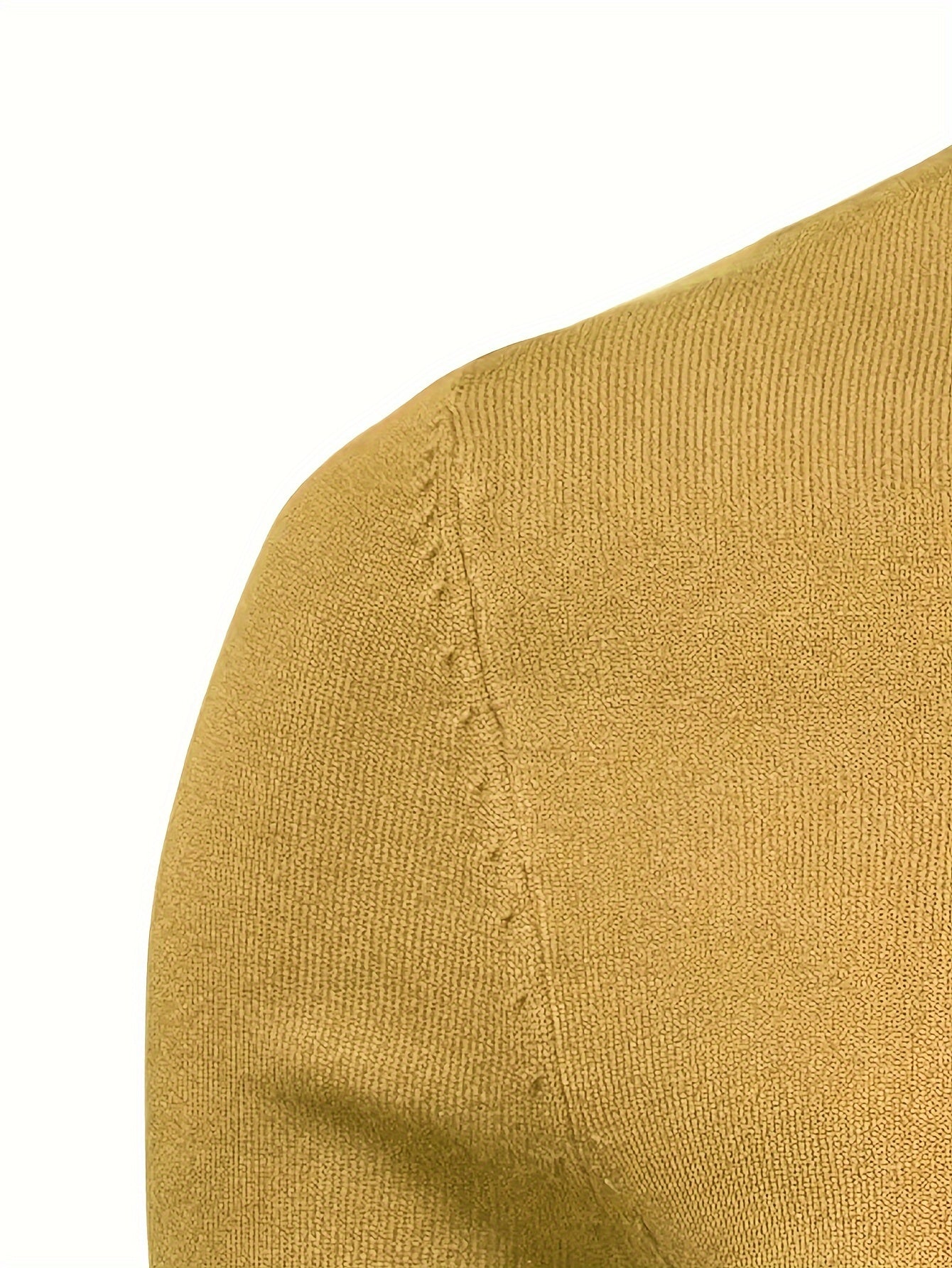 Camisetas térmicas de manga larga para hombre, cuello alto, tejido de punto, color sólido, otoño e invierno