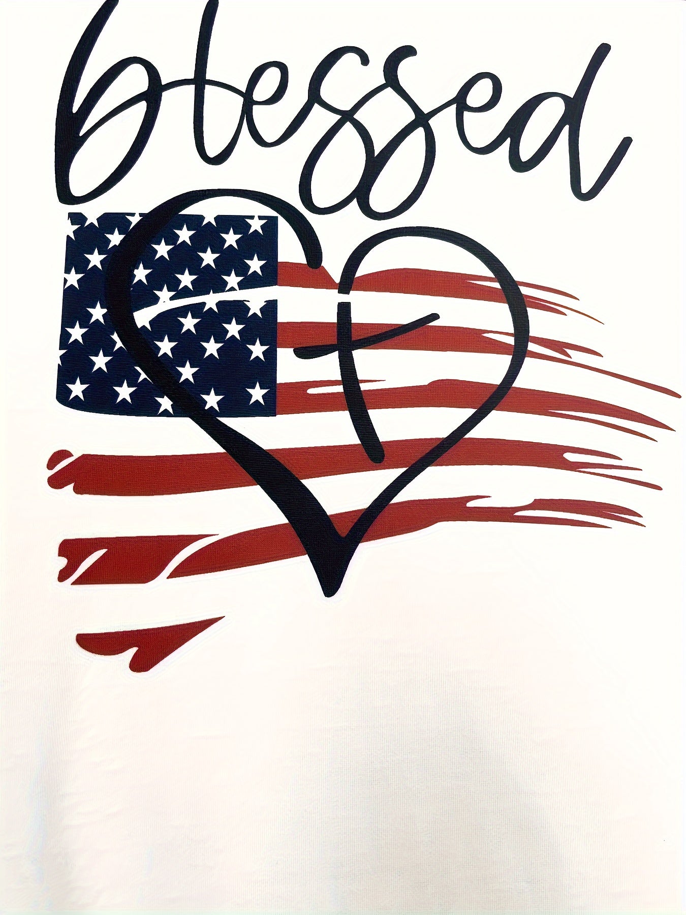 Plus Size Women's Casual Zip Sweatshirt With Star Heart Print