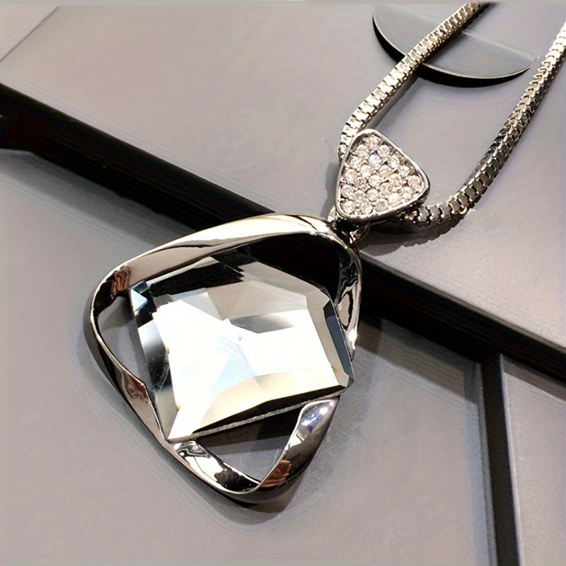 Korean Style Zinc Alloy Sweater Chain Necklace for Women Autumn Winter Vintage Sexy Jewelry