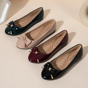Women Flat Mary Jane Shoes With Bowknot Decoration Soft Sole Comfortable