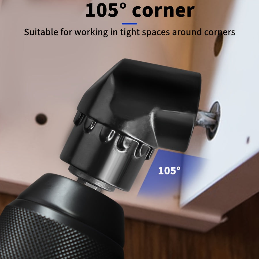 Punta de destornillador hexagonal eléctrico de acero aleado negro, corta, para coche, afilado a 105°