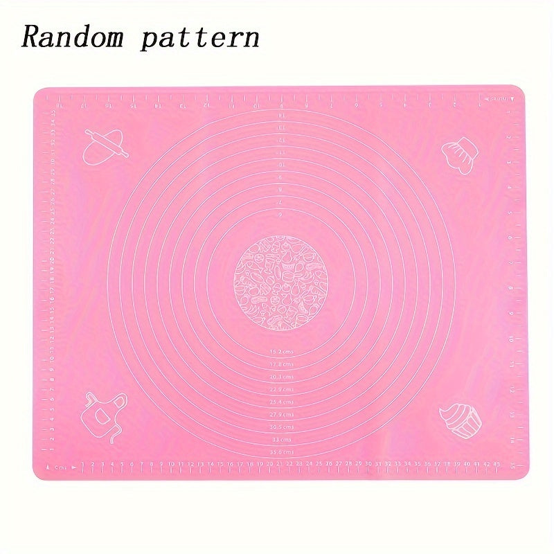 Silicone Baking Mat Extra Thick Non-Slip BPA-Free with Measurements for Pizza and Cake Dough