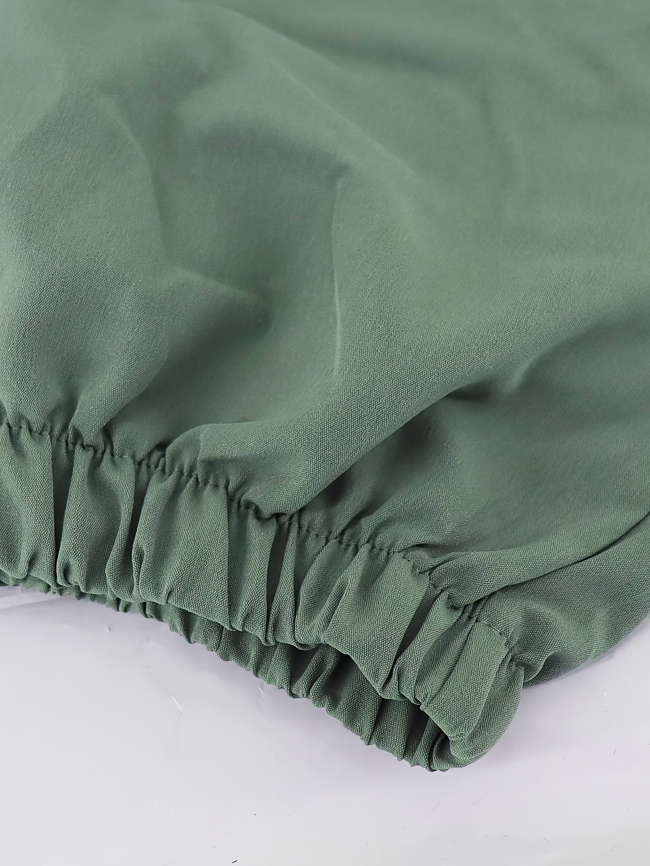 Casual Ladies Two-Piece Suit with Zipper Solid Polyester Elastane Spring Fall