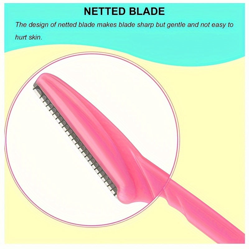 Unisex Multi-Use Eyebrow Razors Set for Exfoliating Dermaplaning Facial Grooming