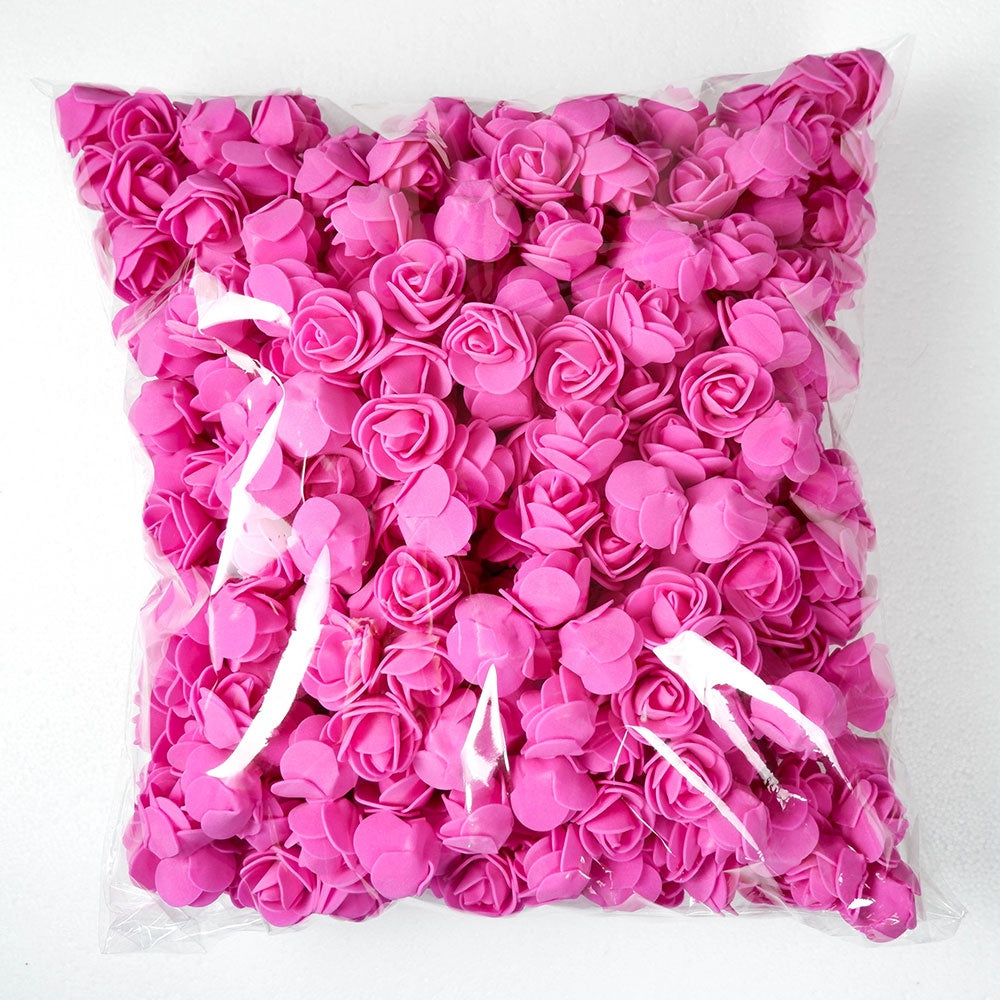 Artificial Foam Rose Flowers for Weddings Home Decor Scrapbooking Valentine's Day Gifts 50 Pack