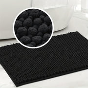 Thick Bathroom Rug Non-Slip Soft Polyester PVC Backing Kitchen Mat