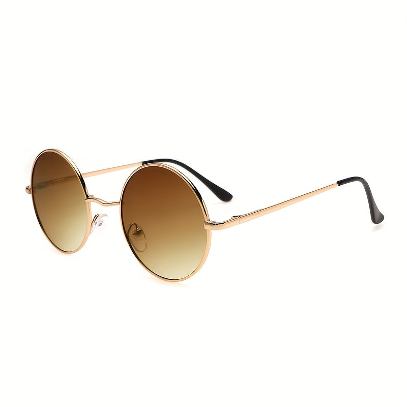 Men's Round Glasses Fashionable Eyewear for Casual Wear