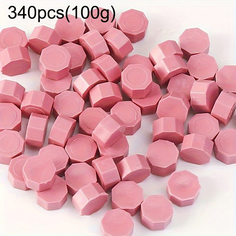 340pcs 100g Octagonal Sealing Wax for Gift Boxes Envelopes DIY Sealing