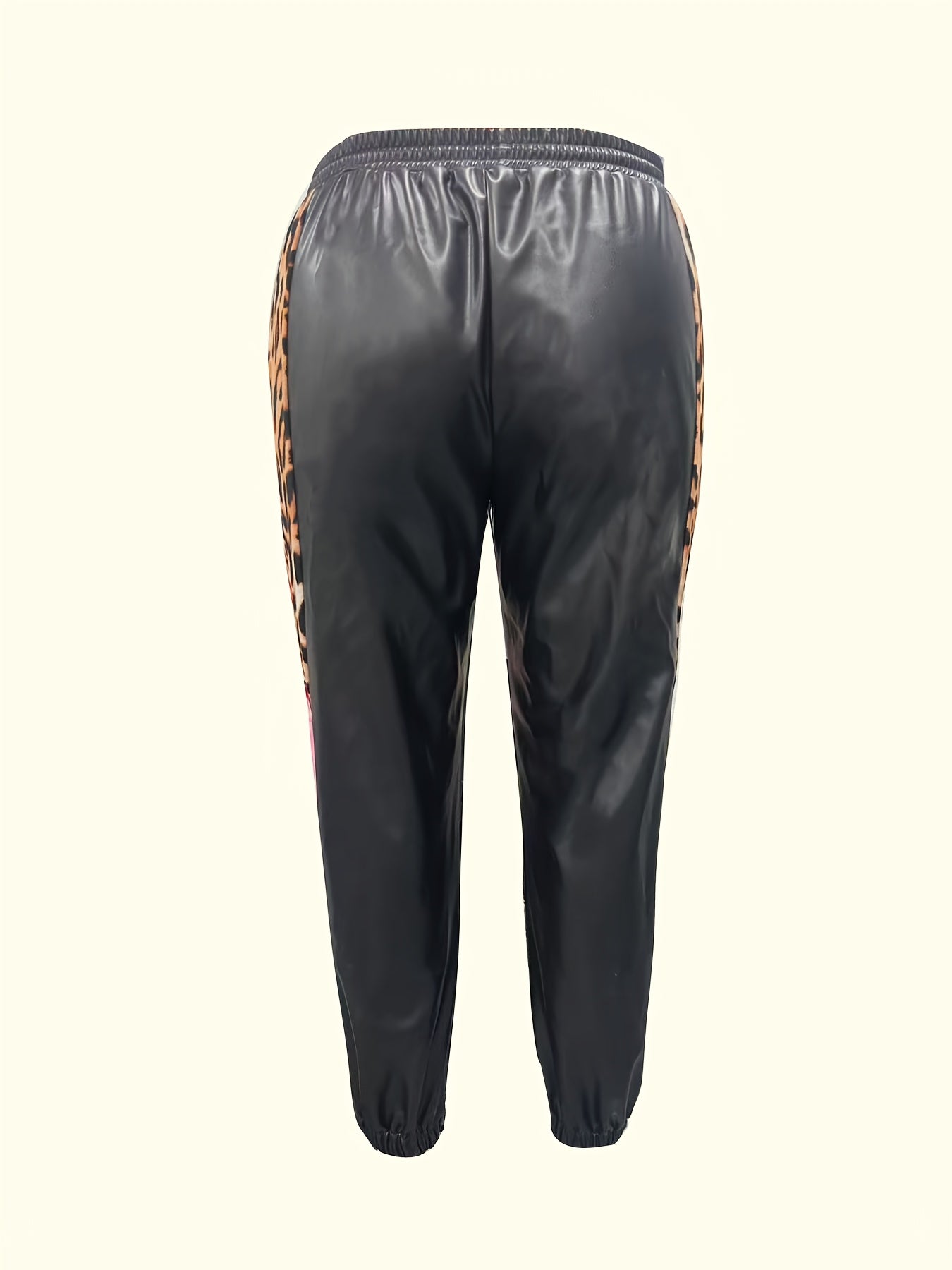 Женские джоггеры с высокой талией и леопардовым принтом, повседневные, удобные, универсальные