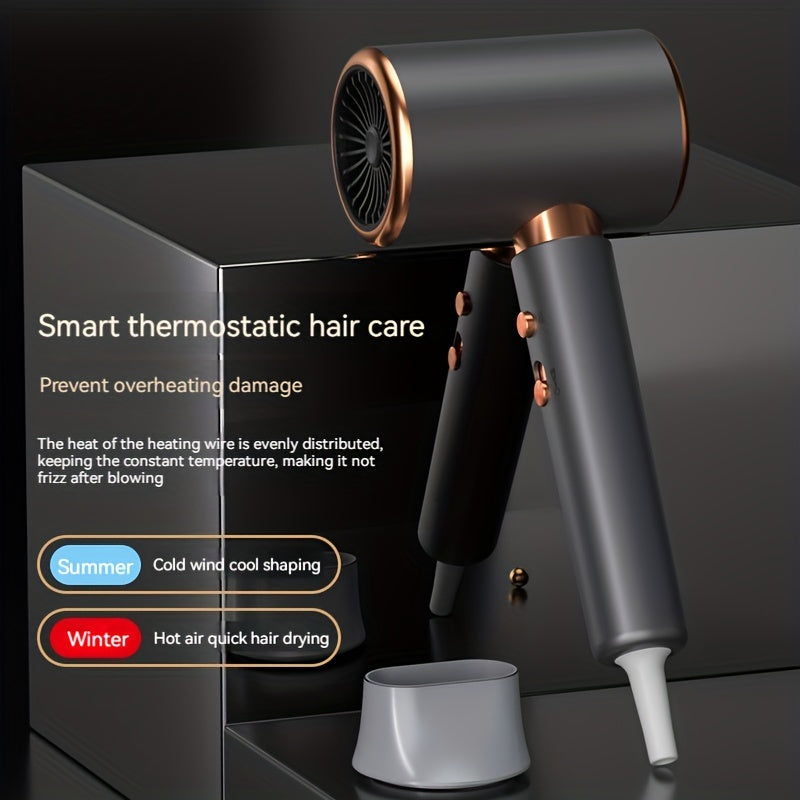 EU plug uchun haddan tashqari qizib ketishdan himoyalangan 2000W ko‘k nurli soch quritgich