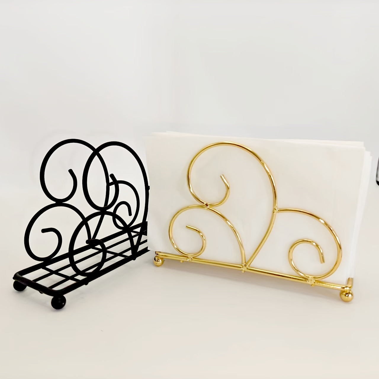 Металлический держатель для салфеток в виде дерева из чугуна для украшения кухни и обеденного стола