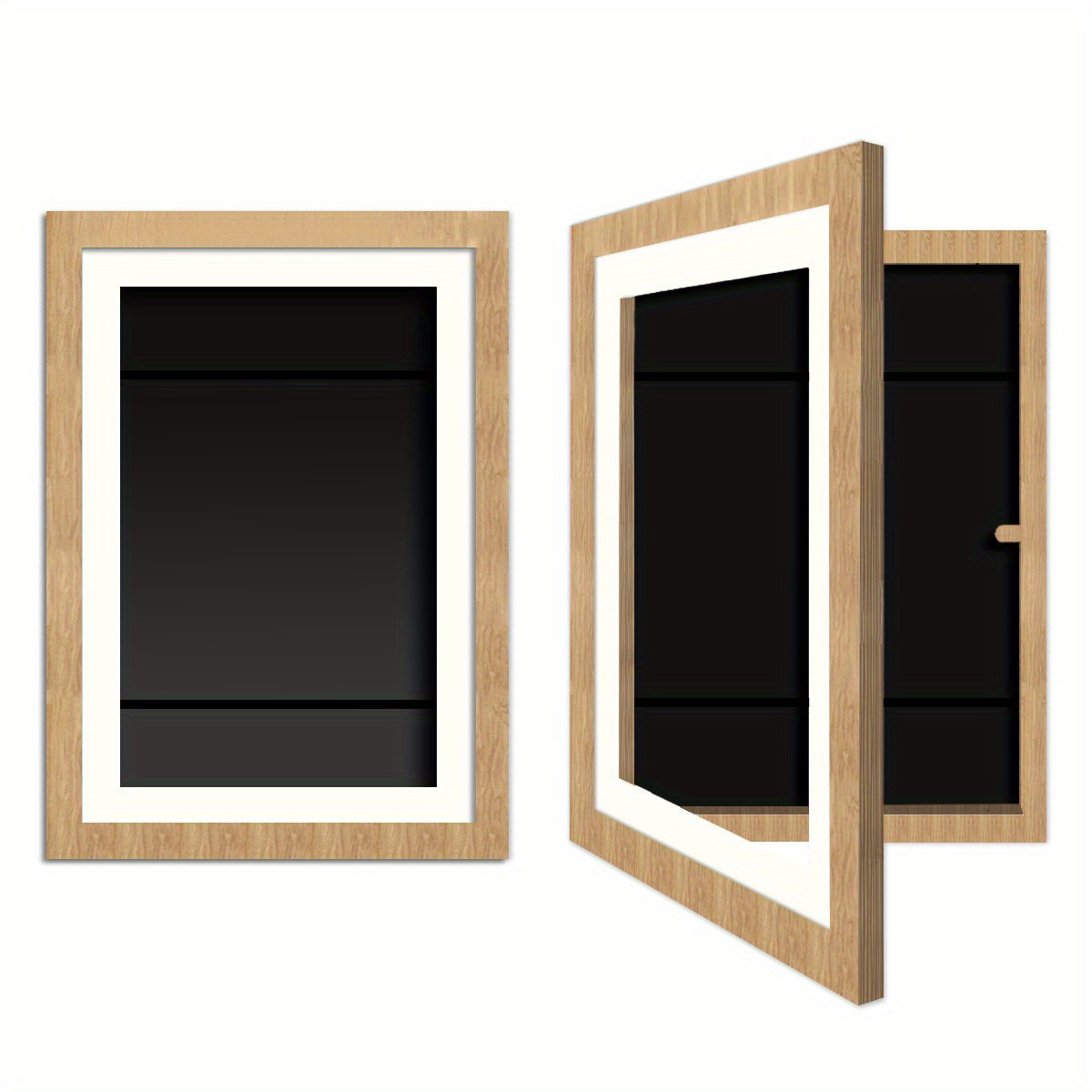 Детский набор для творчества включает в себя коробку для DIY-расписей, магнитную фоторамку и настенную фоторамку формата A4.