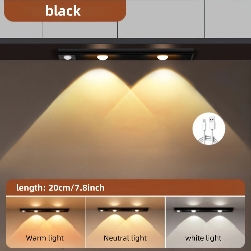 Wireless LED Motion Sensor Lights No Wiring Needed for Indoor and Outdoor Use