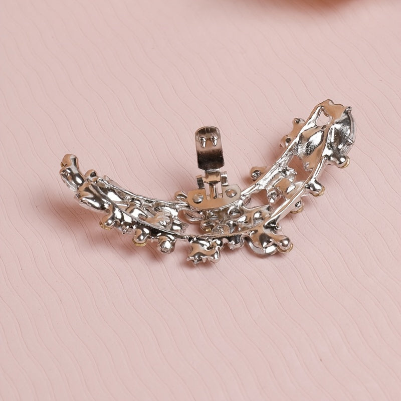 Women's Golden Diamond-Studded Shoe Clips for Shoes Bags and Pockets