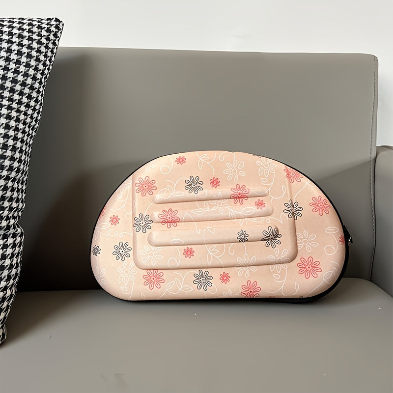 Foldable EVA Cat Carrier with Breathable Design and Zipper Closure for Outdoor Travel