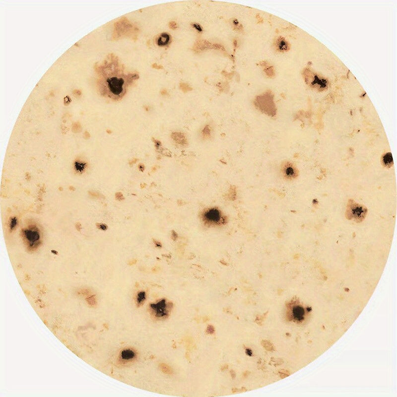 Round Flannel Throw Blanket for Couch Sofa Bed Camping Travel Soft Warm Multi-Purpose Gift